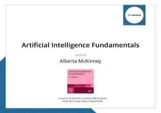AI Fundamentals AI Fundamentals