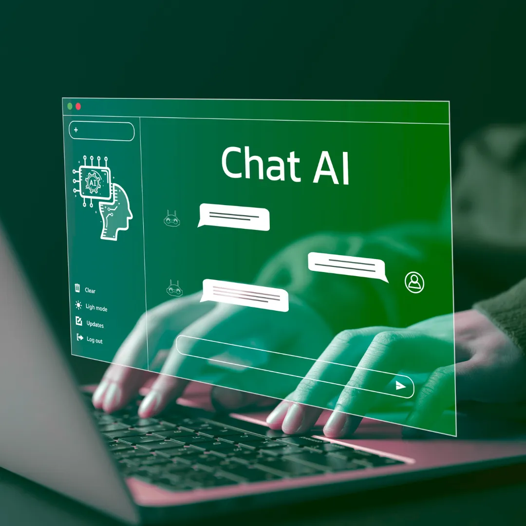 AI chatbot Team-member-hands